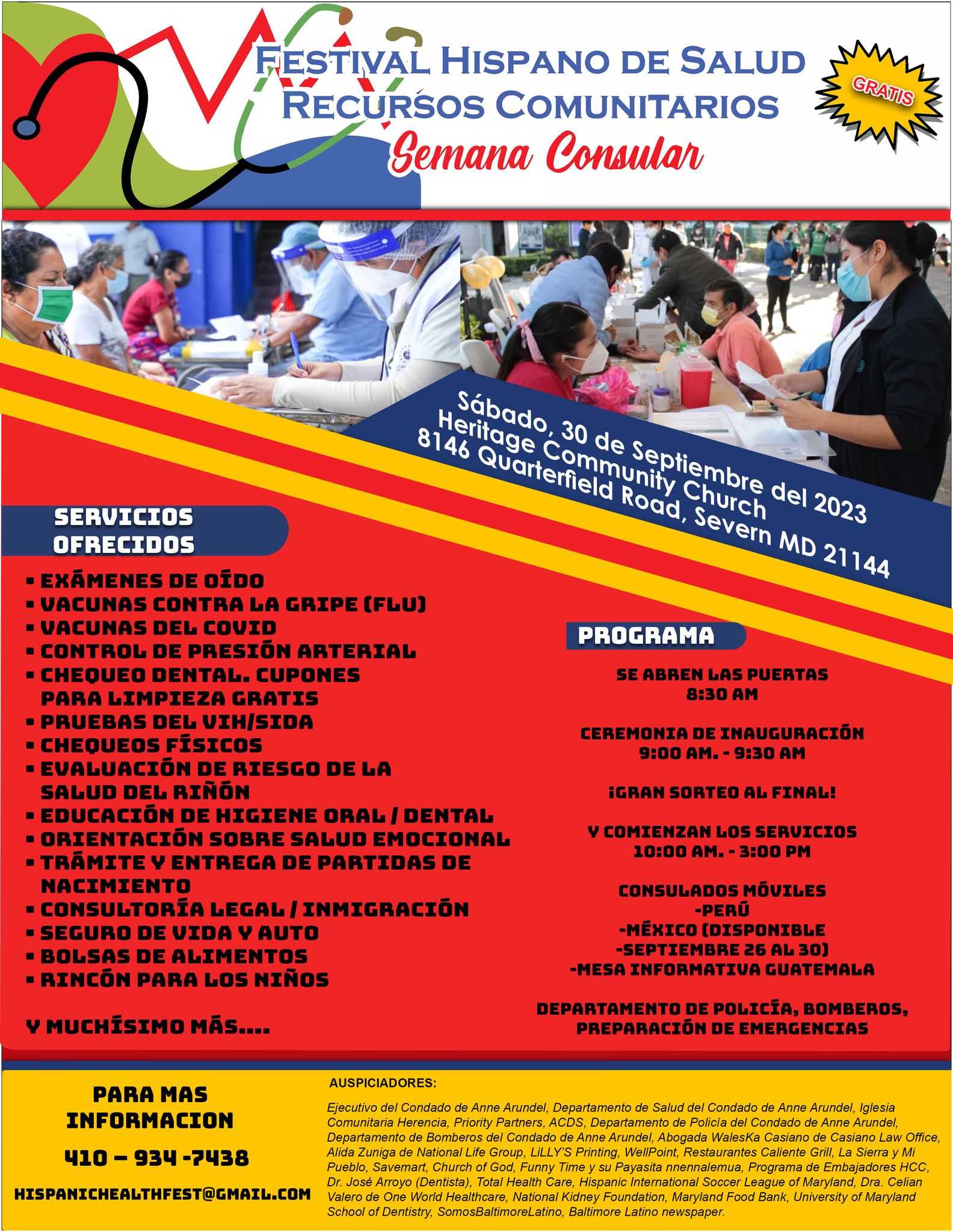 2023 Hispanic Festival Flyer